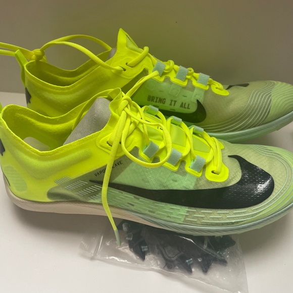 New Nike Zoom Victory XC 5 U Shoes Green AJ0847-702 Track Mens 7 - Picture 4 of 9